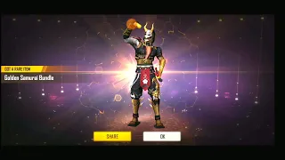 I GOT GOLDEN SAMURAI BLOOD MOON RETURN INCUBATOR #FREE FIRE😎