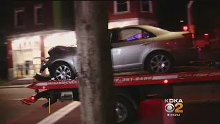 4 Injured After Car Crashes Into Pole In Pittsburgh's West End