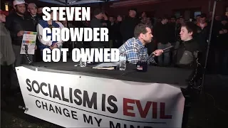 The Time Steven Crowder GOT OWNED In A "Change My Mind" Debate & RAN AWAY