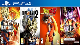 All Dragon Ball Games For Playstation 4