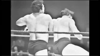 Vintage Black and White Wrestling