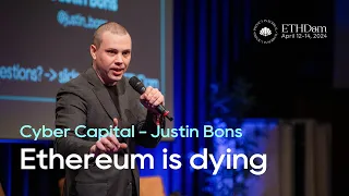 Cyber Capital | Ethereum is dying without L1 scaling - Justin Bons  | ETHDam 2024