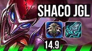 SHACO vs BRAND (JGL) | 13/0/15, Legendary, 500+ games | NA Master | 14.9