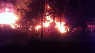 пожар Рублево-Успенское шоссе николина гора