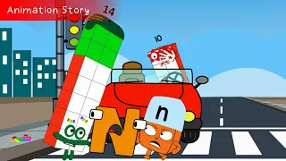 [ANIMATION STORY] Watch out! NB 14 meets Alphabet lore N & Alphablock N is quarrel