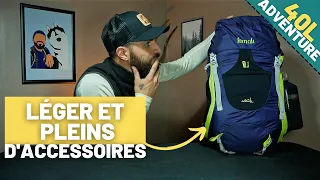 SAC À DOS PAS CHER POUR 900G ! Voici le VERTICAL ADVENTURE 40L