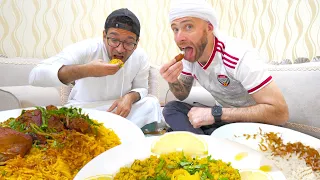 Traditional EMIRATI FOOD TOUR with Peymal Al Awadhi in DUBAI, UAE!!