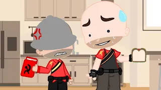 Soldier finds out Heavy is a communist//TF2 Gacha//