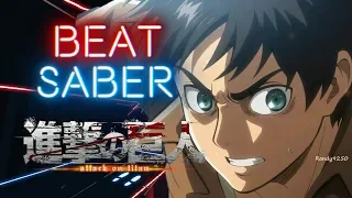 Beat Saber | Attack on Titan Opening 3 | Shinzou Wo Sasageyo [Expert][A Rank]