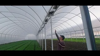 Как быстро избавиться от снега на блочной теплице. How to get rid of snow in a block greenhouse.