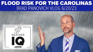 Flash flood risk for Charlotte & Carolinas: Brad Panovich VLOG 6/20