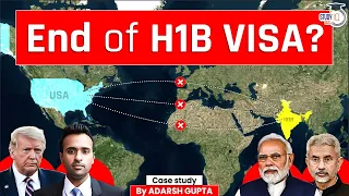 Why USA is Going Against H1B Visa? Problems for India | UPSC Mains GS2