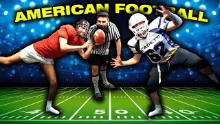 AMERICAN FOOTBALL MATCH im STUDIO | Jordan VS Semih