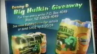 Sunny D Commercial with The Incredible Hulk 2003