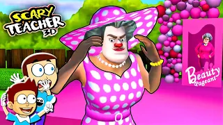 Miss T is Barbie 😂 Scary Teacher 3D : Glamour Gala Chapter | Shiva and Kanzo Gameplay