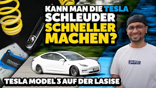 JP Performance - Ist er jetzt schneller ? | Tesla Model 3 Performance | Auf der LaSiSe!