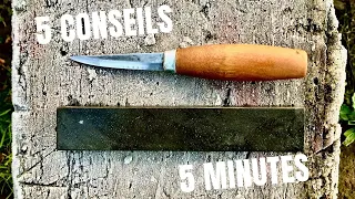 5 conseils d'affûtage de couteau en 5 minutes CHRONO
