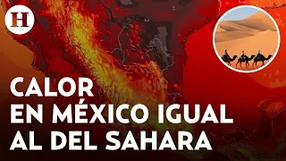 México registra altas temperaturas de hasta 50 grados, similares a las del desierto del Sahara