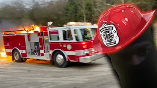 THIS IS FIRE ! ! ! Buying a Firetruck and destroying it in one day