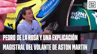 El volante del Aston Martin de Fernando Alonso como no lo habías visto, explicado por De la Rosa