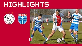 Dubbelslag Jay Enem 💪⚽️ | Highlights Ajax O18 - PEC Zwolle O18