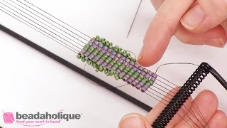 How to Add a Beaded Edge to Loom Work