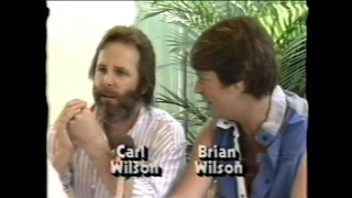 MTV Interview - Brian & Carl Wilson (MTV - Live Aid 7/13/1985)