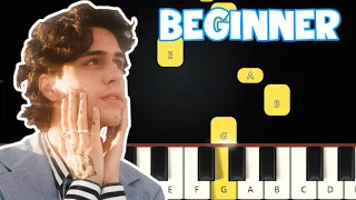 Until I Found You - Stephen Sanchez | Beginner Piano Tutorial | Easy Piano