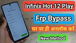 Infinix Hot 12 Play Frp Bypass | Infinix Phone Android 12/13 | Infinix X6816c Frp Bypass Without Pc