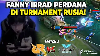 RRQ VS FIRE FLUX.. INI KOK FANNY IRRAD KYK ABIS PERGI MAB0K! MATCH 2 GAMES OF FUTURE!