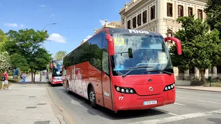 Autobuses en Murcia: manifestación transporte escolar #ruinadelautobús #ruinaparaelautobús