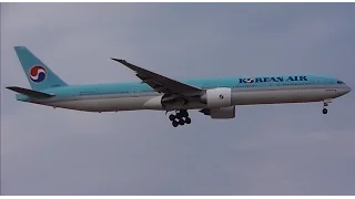 *RARE* Korean Air Boeing 777-3B5ER HL8216 Sunset Landing at Zürich Kloten Airport (ZRH-LSZH)