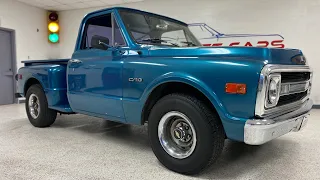 1970 Chevrolet C10, short bed, stepside, LS swap, overdrive, ac, SOLD