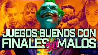 20 FINALES MUY MALOS de videojuegos MUY BUENOS