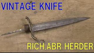 【RICH ABR  HERDER】ヴィンテージナイフの研磨
