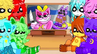 Poppy Playtime Chapter 3 Smiling Critters React To Catnap Has an Evil Twin Sister?! II Naomi 🐰