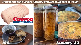 How we use the Costco Cheap Pork Roast |Pressure Canned Sausage Potato Soup | Off Grid Australia 196