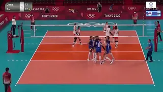 China vs ROC (Russia) - JJOO Tokyo - Voleibol Femenino 2021