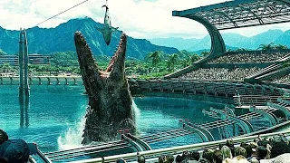 Jurassic World - Mosasaurus Feeding Show Scene (2015) Movie Clip 4K ULTRA HD