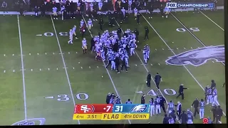 Huge Fight Breaks Out In The Eagles VS. 49ers Game! MUST WATCH!!!😳😳😳