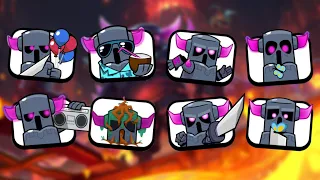 ALL Pekka Emotes In Clash Royale!