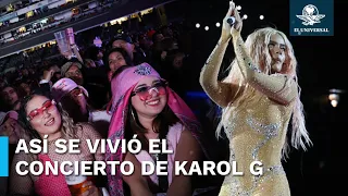 Karol G prende el Estadio Azteca; así fue su primer concierto