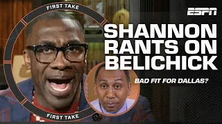 BELICHICK DEBATE 🍿 Shannon Sharpe FIRES OFF at Stephen A. over Cowboys 'respectability' | First Take