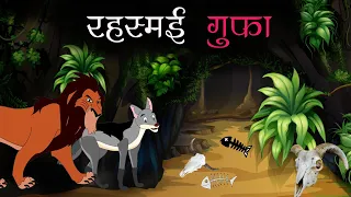 रहस्यमई गुफा | Bhude Sher ki Kahani | Cartoon | Hindi kahani | Moral Stories