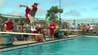 Belly Flop Contest at Lajes Field, Azores