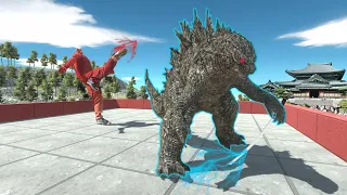 1vs1 Godzilla 2021 vs Kaiju Monster Battle - Animal Revolt Battle Simulator