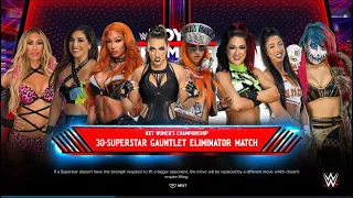WWE 2K24 Royal Rumble: 30 Women Gauntlet Turmoil Match for the NXT Womens Championship!
