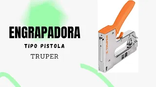 Reseña Engrapadora tipo pistola TRUPER