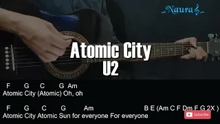 U2 - Atomic City Guitar Chords Lyrics