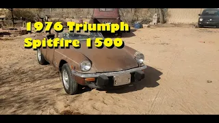 1976 Triumph Spitfire 1500 Introduction, walk around, and drive.